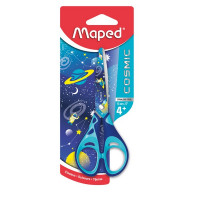 Ножницы Maped Cosmic 13 см, детские, с прорезиненными ручками и декор. лезвиями, симметричные (Maped 464913, 0А-I0003998)*