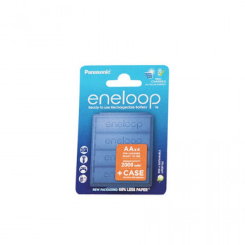 Аккумулятор Panasonic eneloop BK-3MCDE/4CP+case 2000мАч AA + футляр BL4 (Комплект 4 шт.) Тип: MH2000AAЦена: за комплект