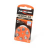 Батарейка ANSMANN Zinc-Air 5013243 13 UK BL6 (Комплект 6 шт.)