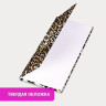 Еженедельник недатированный с резинкой 171х93 мм, BRAUBERG, твердый, 64 л., "Leopard print", 116312