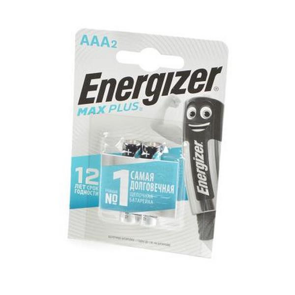 Батарейка Energizer MAX PLUS LR03 BL2 (Комплект 2 шт.)