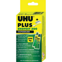 Клей эпоксидный UHU Plus Endfest 300, 90min, двухкомпонентный сверхпрочный, 163 гр.(UHU 45630)