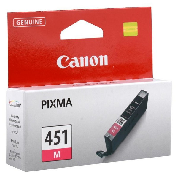 Canon 6525B001 Картридж пурпурный CLI-451 M для Canon PIXMA iP7240/MG6340/5440/6440 (345 стр.)