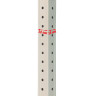 Стойки MS (2550 мм), КОМПЛЕКТ 4 шт. для металлического стеллажа, цвет серый