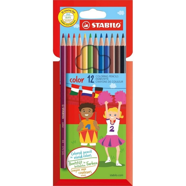 Набор цветных карандашей Stabilo Color 12 цветов (Stabilo 1912/77-11)*