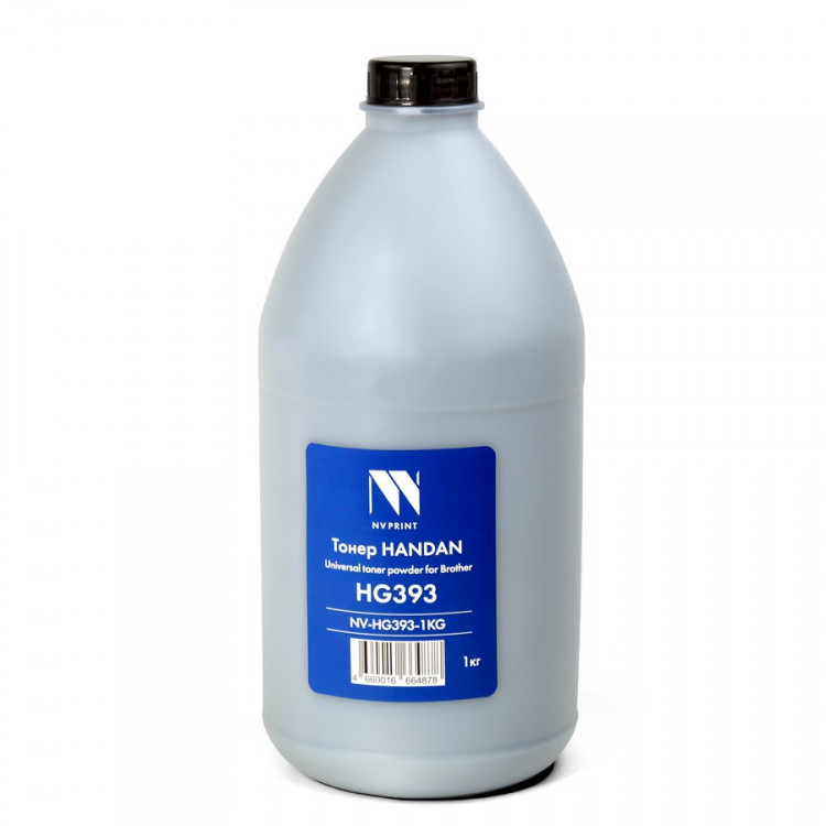 NV Print NVP-HG393-1KG Тонер HANDAN для Brother HG393 (1кг) HL-L2300 /  L2340 /  L2360 /  L2365 /  L2380 / DCP-L2500 /  L2520 /  L2540 /  L2560 /  L2700 /  L2740, DCP-L2500 /  HL 2240,2250, 2270, FAX 2840, 2845, 2940, DCP 7060, 7065,  7070, MFC 7360, 7460