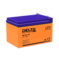 Energon Delta HR 12-12 Аккумуляторная батарея DELTA HR 12-12 (12В / 12Ач, Тип: AGM, Клемма: F2, ДхШхВ: 151х98х95мм (Полная высота: 101мм), срок службы: 8 лет, Гарантия: 1г, вес: 3,72кг)