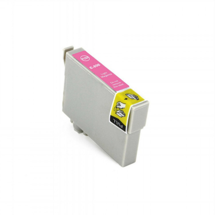 NV Print NVP-C13T08064011 Струйный картридж T0806 (NV-C13T08064011) Light Magenta для Epson Stylus Photo P50, PX650 / PX660 / PX700 / PX710 / PX720 / PX730 / PX800 / PX810 / PX820 / PX830, R265 / R285 / R360 / RX560 / RX585 / RX685n (13.5 мл) совместимый