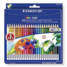 Набор цветных карандашей Staedtler Noris Erasable, 24 карандаша с ластиками (Staedtler 144 50NC24)