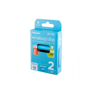 Аккумулятор Panasonic eneloop lite BK-3LCCE/2BE 950мАч AA BL2 (Комплект 2 шт.) Тип: MH950AAЦена: за комплект