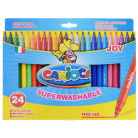 Фломастеры Carioca Joy, набор 24 цвета (Carioca 40615)