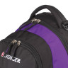 Рюкзак WENGER, универсальный, черно-фиолетовый, 