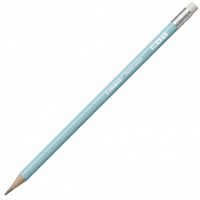 Карандаш Чернографитный С Ластиком Stabilo Swano Pastel 4908, Шестигранный, Hb, Корпус Пастель Голубой (STABILO 4908/06-HB)