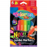 Фломастеры Colorino Kids Jumbo Neon Colours, треугольные, набор 6 неоновых цветов (Colorino 38881PTR)