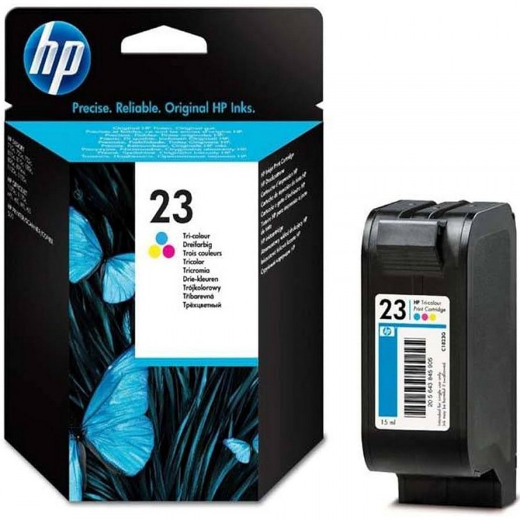 HP C1823DE Картридж №23 цветной HP DesignJet 720 / 722 / 890 (30мл) Просрочен***