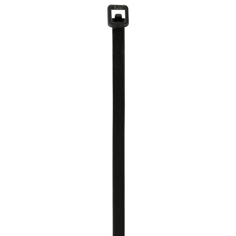 Стяжка нейлоновая (хомут) сверхпрочная Sonnen POWER LOCK, 3,6 х 300 мм, 100 шт., черная (Sonnen 607917)