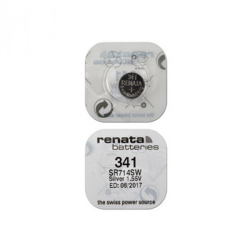 Батарейка RENATA SR714SW   341 (0%Hg) Тип: S714LЦена: за 1 шт.