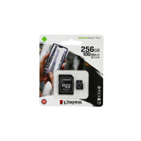 Носитель информации KINGSTON CANVAS Select Plus microSDXC 256GB (Class 10) A1 (100 Mb/s) с адаптером BL1