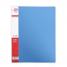 Папка файловая на 20 файлов FlexOffice A4 голубая (FlexOffice FO-DB01 BLUE)
