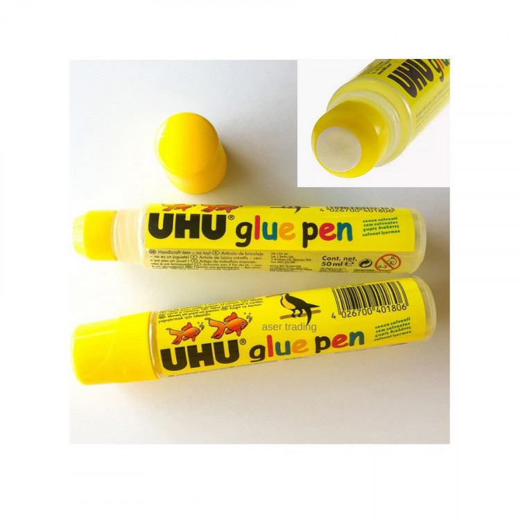 Клей канцелярский UHU Glue Pen, для бумаги, 50 мл. (UHU 96)