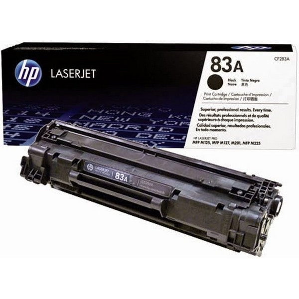 HP CF283A Картридж черный HP 83A LaserJet Pro M125/M127 (1,5K)