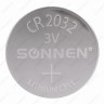 Батарейка SONNEN Lithium CR2032 BL1 (1шт.)