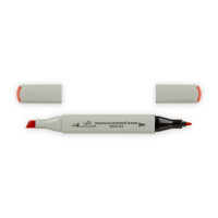 Маркер спиртовой VISTA-ARTISTA Style SMA-01, двухсторонний, цвет J204 красный апельсин (VISTA-ARTISTA SMA-01 J204)