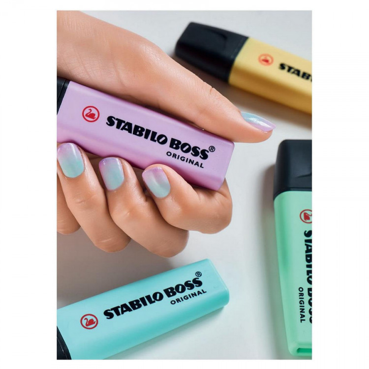 Текстовыделитель STABILO BOSS ORIGINAL PASTEL мятный, блистер (STABILO 70/116-B) Текстовыделитель STABILO BOSS ORIGINAL PASTEL мятный, блистер (STABILO 70/116-B)