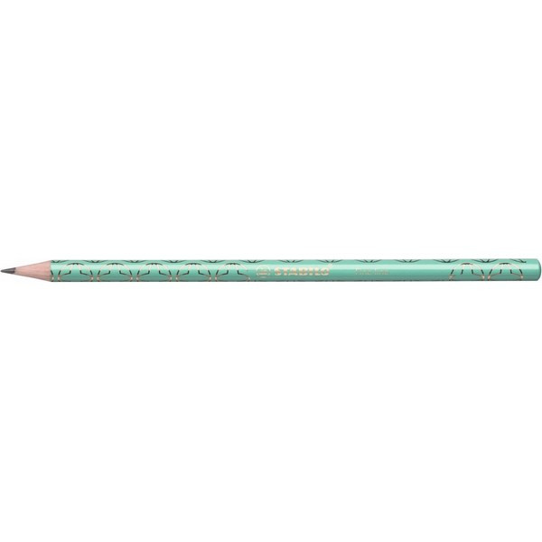Карандаш Чернографитный Stabilo Fine Line Hb Зеленый/Золотой Корпус (STABILO 427/HB-01)
