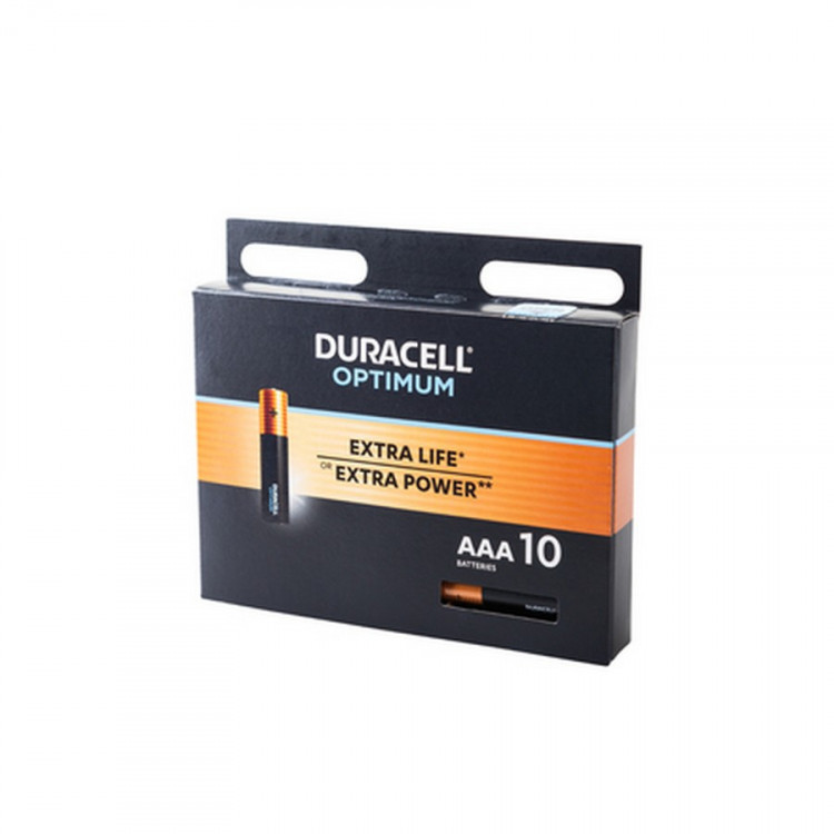 Батарейка DURACELL OPTIMUM LR03 BL10 (Комплект 10 шт.)