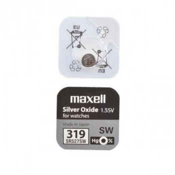 Батарейка MAXELL SR527SW 319 (0%Hg) Тип: S527LЦена: за 1 шт.
