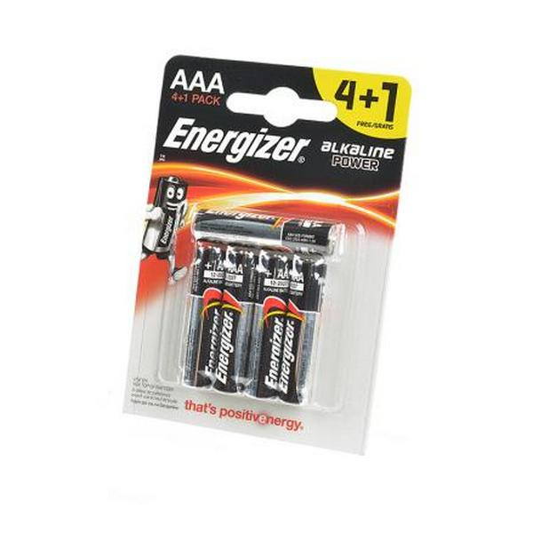 Батарейка Energizer Alkaline Power LR03 4+1 шт BL5 (Комплект 5 шт.)