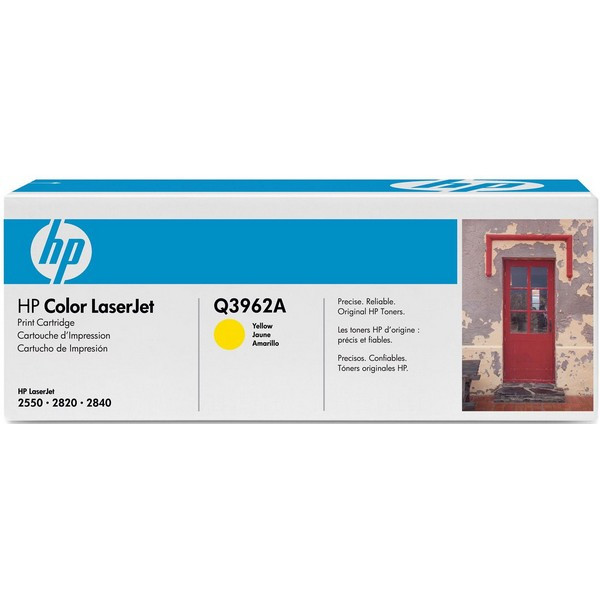 HP Q3962A Картридж желтый HP 122A для Color LaserJet 2550/2820/2840 (4K) Уценка: вскрыта коробка и пакет, чека не выдернута