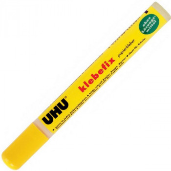 Клей канцелярский UHU Klebefix, детский, для бумаги, на основе глюкозы, 25 мл. (UHU 48260) Безопасный клей для детей. UHU Klebefix создан на основе глюкозы и поэтому абсолютно безвреден при попадании на язык. Специальный аппликатор позволяет равномерно и аккуратно наносить клей на поверхность, не деформируя ее, и обеспечивает экономичный расход клея. Клей прост в применении, легко смывается водой и не имеет запаха.