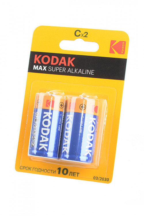 Батарейка Kodak MAX Super Alkaline LR14 BL2 (Комплект 2 шт.)