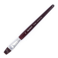 Кисть Малевичъ Frida синтетика, мягкая, плоская, №20, средняя ручка (Малевичъ 756120)
