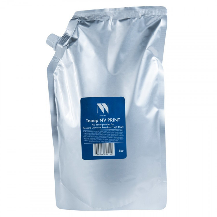 NV Print NVP-KYO-UNIV-PR-1KG-BAG Тонер для Kyocera Universal (1кг, ASC) для FS-1028MFP, 1100, 1128MFP, 1300, 1320, 1350, 1370, 1040, 1020MFP, 1120MFP, 1060, 1025MFP, 1125MFP, 3040MFP, 3140MFP, 3540MFP, 3640MFP, 3920, 2100, 4100, 4200, 4300, 6025,  6030, 6