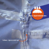 Дождевик плащ синий на молнии многоразовый с ПВХ-покрытием, размер 56-58 (XXL), рост 170-176, ГРАНДМАСТЕР, 610867