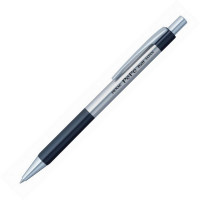 Ручка шариковая автоматическая Penac Pepe 0,7 мм., Синяя, корпус металл/черный (PENAC BB0502-06F)