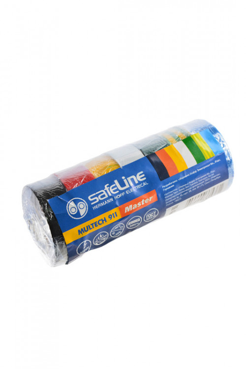 Изолента safeLine Master 15/5 комплект 7 цветов SR