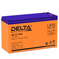 Energon Delta HR 12-34 W Аккумуляторная батарея DELTA HR 12-34 W (12В / 9Ач, Тип: AGM, Клемма: F2, ДхШхВ: 151х65х94мм (Полная высота: 100мм), срок службы: 8 лет, Гарантия: 1г, вес: 2,62кг)