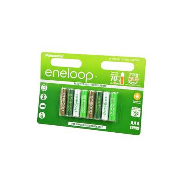 Panasonic eneloop BK-4MCCE/8TE BOTANIC COLORS 750мАч AAA BL8 Аккумулятор