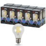 Лампа светодиодная филаментная ЭРА, 9 (80) Вт, цоколь E27, груша, холодный белый свет, 30000 ч., F-LED А60-9w-840-E27