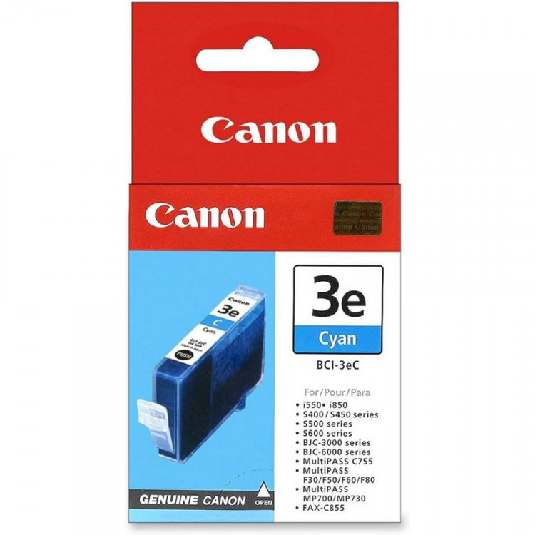 Canon 4480A002 Картридж BCI-3C/BCI-3eC голубой для Canon PIXMA iP3000/4000/5000 Уценка