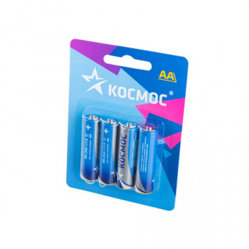 Батарейка КОСМОС R6 BL4 (Комплект 4 шт.) Тип: R6Цена: за комплект