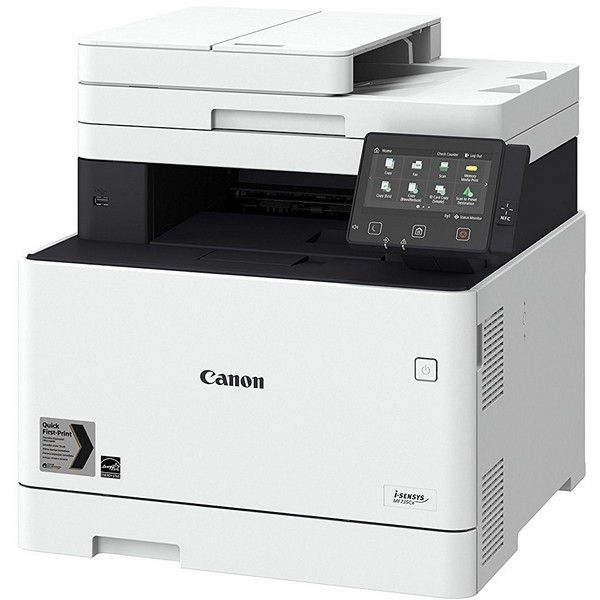 Canon 1474C052 Аппарат Canon i-SENSYS MF735Cx цв. лазерный, А4, 27 стр./мин., 250 л. (копир/принтер/сканер/факс, 10/100/1000-TX, Wi-Fi, PS3, DADF, дуплекс)