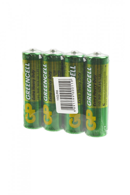 Батарейка GP Greencell 15G/R6 SR4 (Комплект 4 шт.)