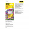 Клей-ЛАК для декупажа UHU Creativ Servietten-Technik Lack, для бумаги и ткани, 150 мл., блистер (UHU 47375) Дата производства 09/2013