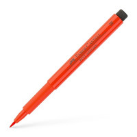 Ручка капиллярная Faber-Castell PITT Artist Pen, наконечник B (Brush), цвет 118 Scarlet Red (167418)