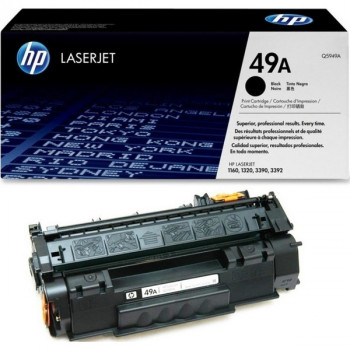 HP Q5949A Картридж черный HP 49A LaserJet 1160/1320 (2,5K)** Оригинальный картридж для лазерных принтеров: HP Laser Jet 1160/ 1320/ 1320N/ TN/ NW/ 3390/ 3392